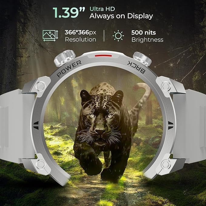 beatXP Terra 1.36” HD Display Bluetooth Calling Rugged Smart Watch - OG House(Original Gadget)