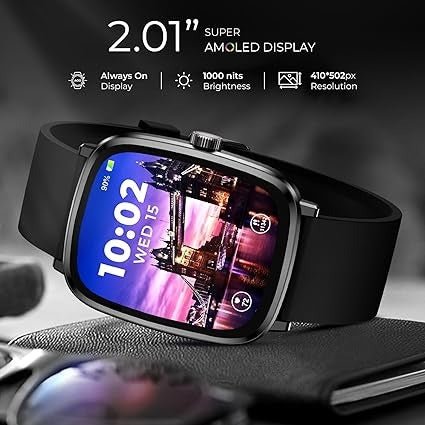 beatXP Unbound Era 2.01" Super AMOLED Display Bluetooth Calling Smart Watch - OG House