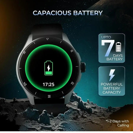 beatXP Vega Neo 1.43'' Super AMOLED Display with BT Calling, AI Voice Assistant & IP68 Smartwatch - OG House(Original Gadget)