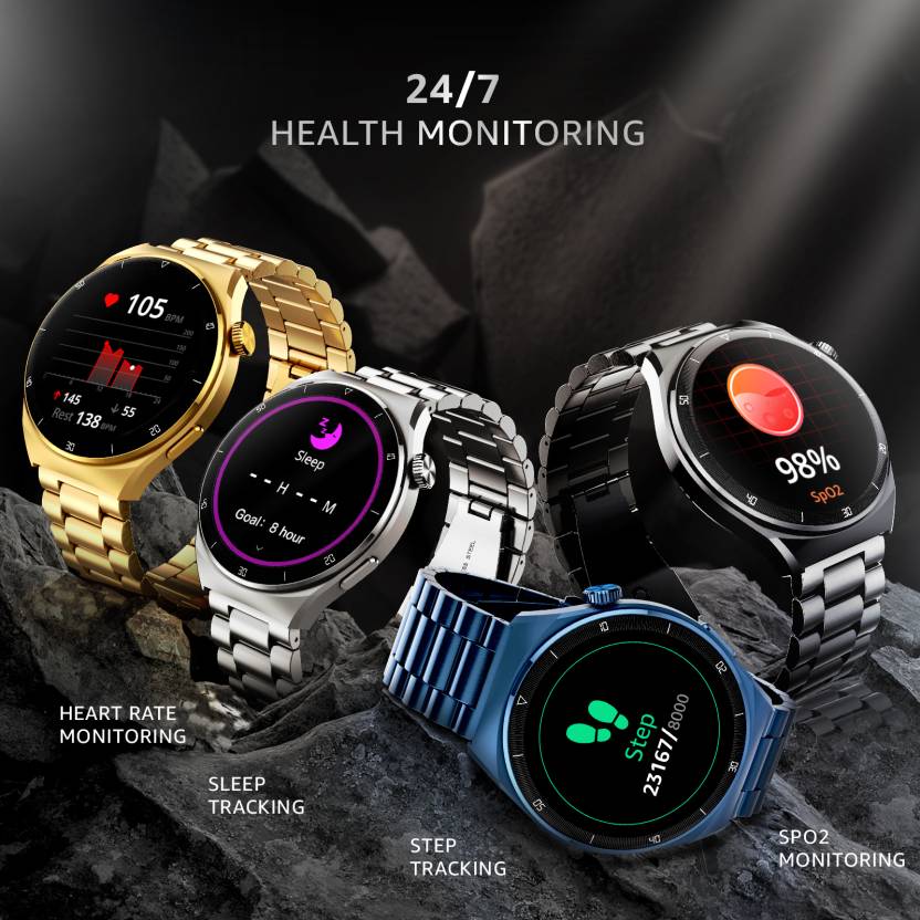 beatXP Vega X 1.43'' AMOLED Display with BT Calling, Metal Body, IP68 Smartwatch - OG HouseSmart Watchtag1#