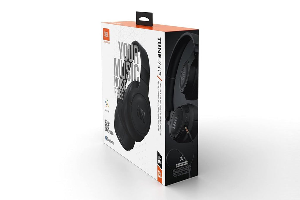 JBL Tune 760NC, Wireless Over Ear Active Noise Cancellation Headphones with Mic, Upto 50 Hours Playtime - OG Housetag1#