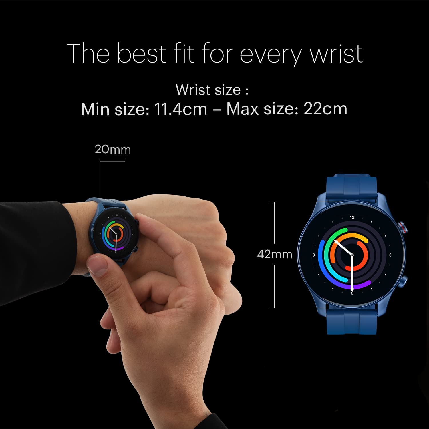 NoiseFit Evolve 2 Play Smart Watch | Amoled Display Smart Watch under 3000